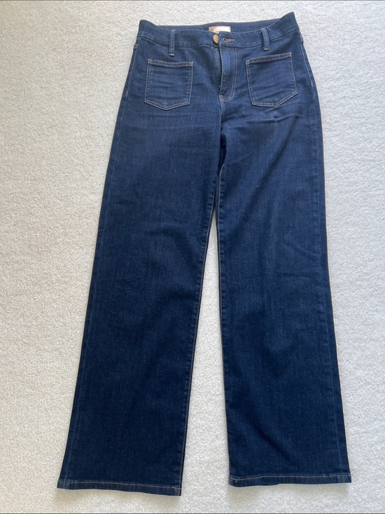 Kut from the Kloth Denim - Kut from the Kloth Deep Indigo Charlotte Wide-Leg Jeans 4 Stretch